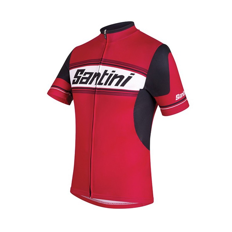 SANTINI TAU SHORT SLEEVE JERSEY: RED