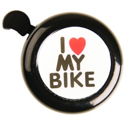 Adie I Love My Bike Black Classic Bell	