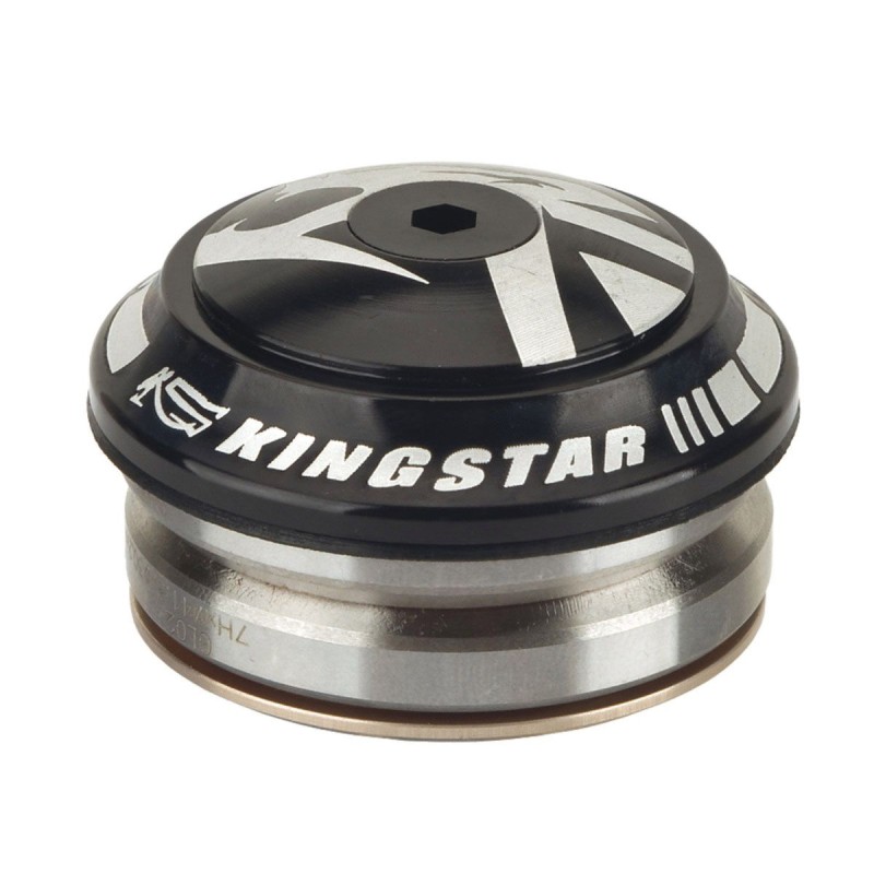 KINGSTAR Integrated Heatset 1 1/8 with 1 " Steerer Black