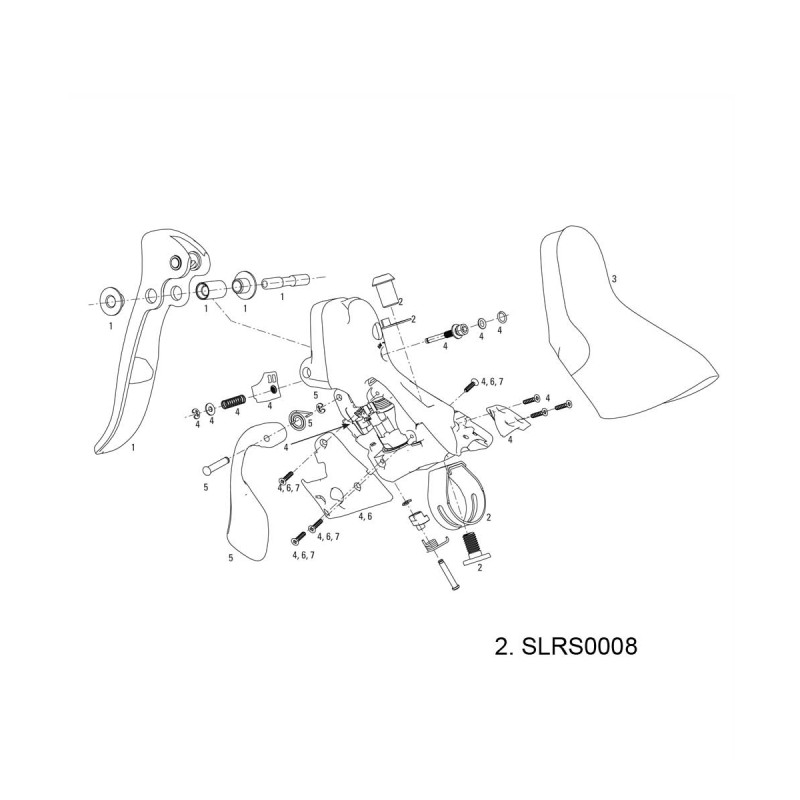 SRAM ROAD SPARE - SHIFTER CLAMP KIT FOR ALL ROAD SHIFTERS 09-11 (PAIR)