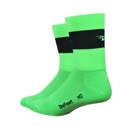 Defeet - Aireator Team 5" Hi Vis Green/Black Small	