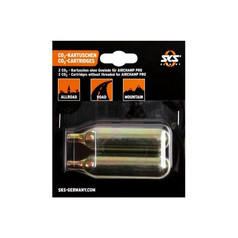 SKS Pack of 2 cartridges non-threaded 16 g