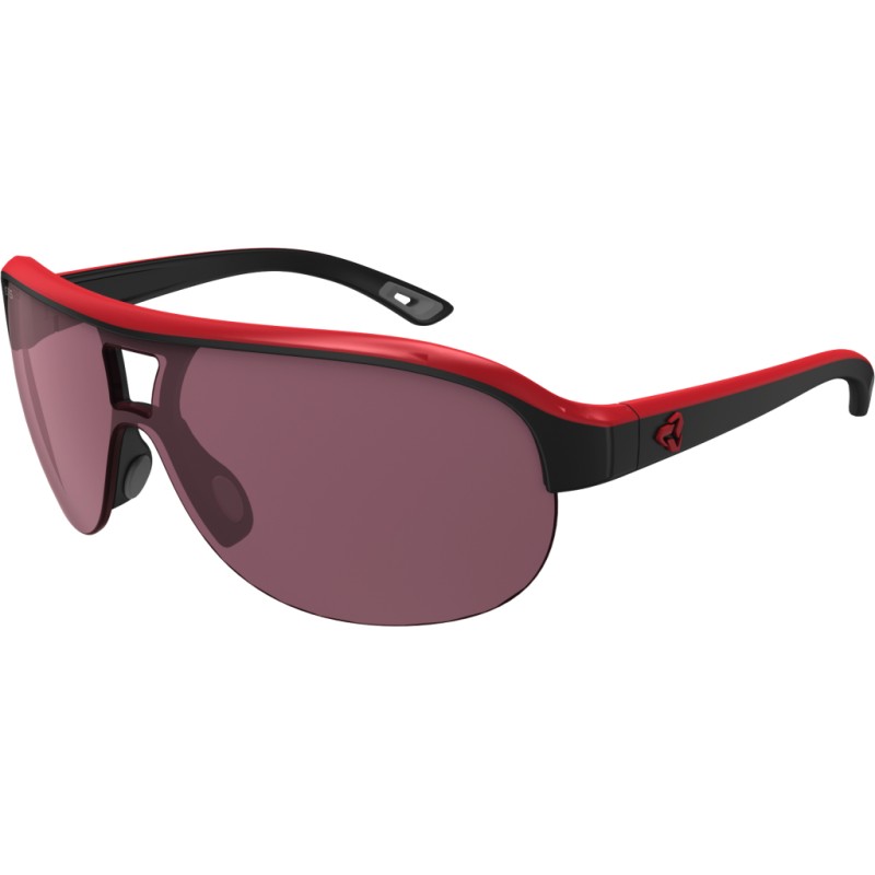 RYDERS EYEWEAR TRESTLE BLACK&RED FRAME  ROSE LENS antiFOG