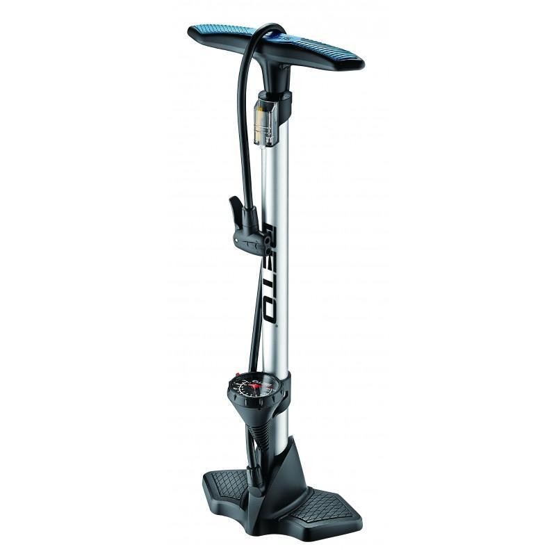 Beto Alloy Track Pump with Gauge