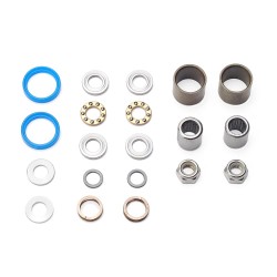 HT Pedal Rebuild Kit, T-1 2017 on Pedals (Blue seals) - Includes, bearings, washers, end nuts, Orings