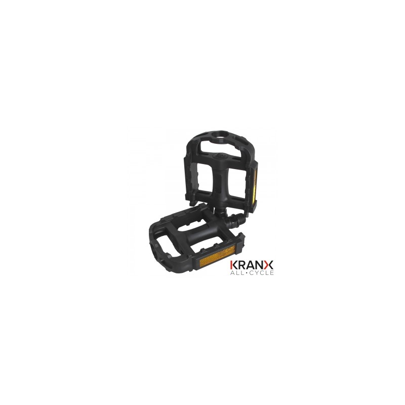 KranX EcoTrek Polymer Bearing Plastic Pedals 9/16