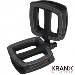 KranX UrbanGrip Polymer Bearing Plastic Pedals 9/16