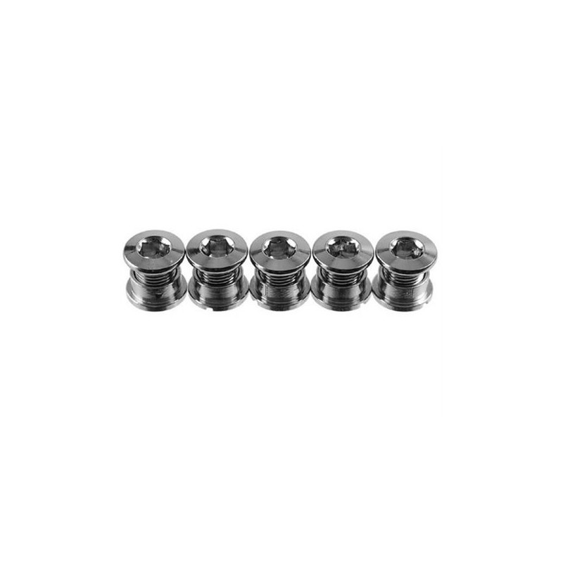 SD Chainring Bolts 5 set cr-mo Chrome 4..5mm