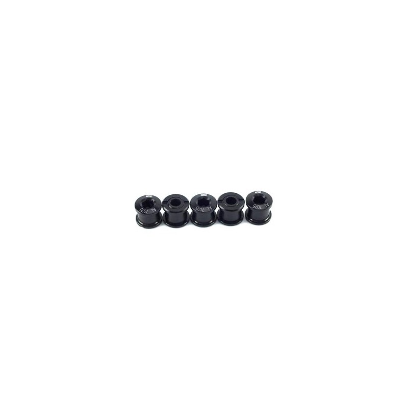 SD Chainring Bolts 5 set cr-mo Black 4.5mm