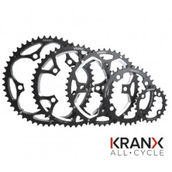 KranX 104BCD Alloy Chainring in Black 44t