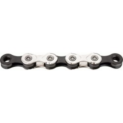 KMC X11 11 Speed Chain 114 Link Silver Black