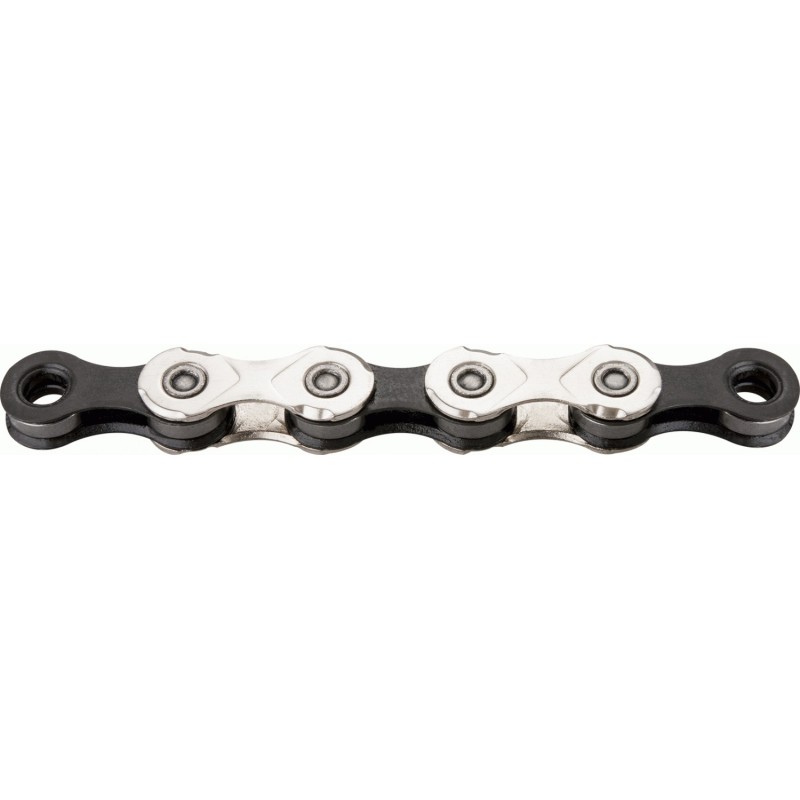 KMC X11 11 Speed Chain 114 Link Silver Black