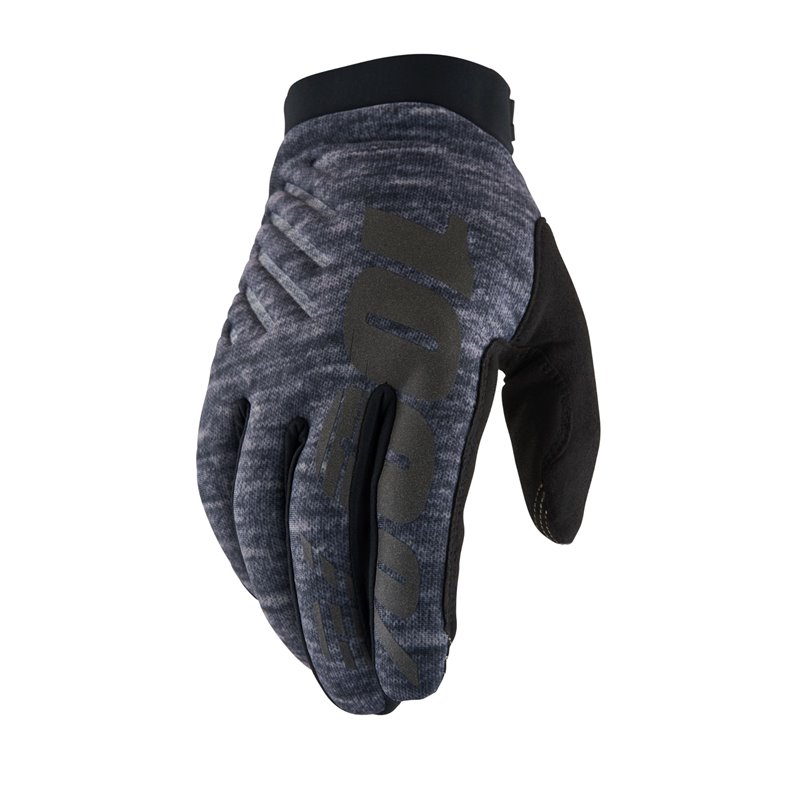 100% Brisker Cold Weather Glove Heather Grey L