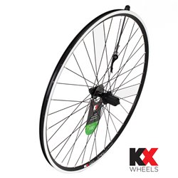 KX Road 700C Doublewall Q/R Cassette Wheel Rim Brake (Rear) Black