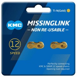 KMC MissingLink 12x Gold 2 Pr