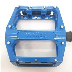 Wellgo B087U 9/16" Alloy Platform BMX/ATB Pedal Blue