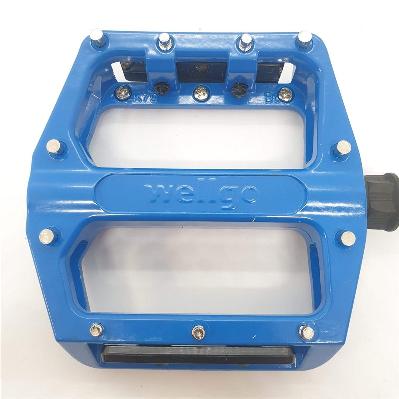 Wellgo B087U 9/16" Alloy Platform BMX/ATB Pedal Blue