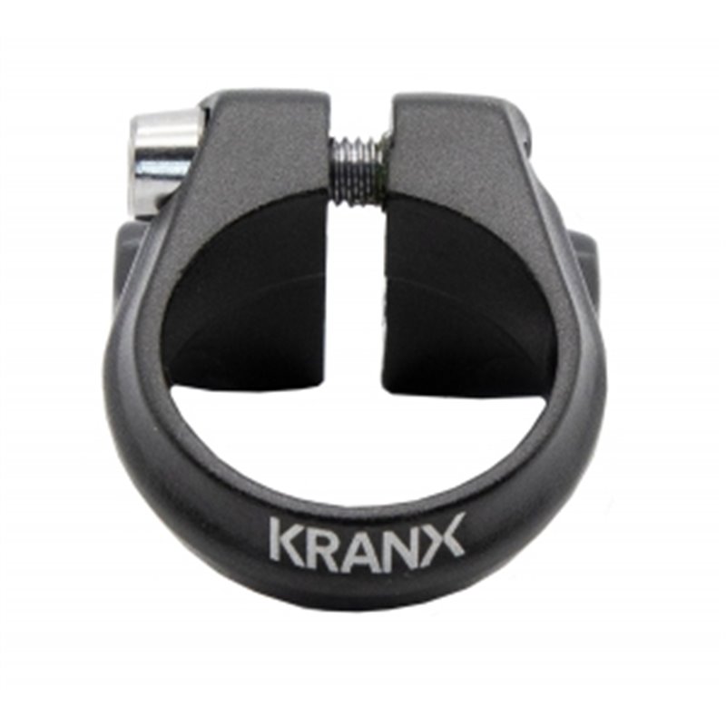 KranX 31.8mm Seat Clamp With Carrier Mount Eyelets in Black