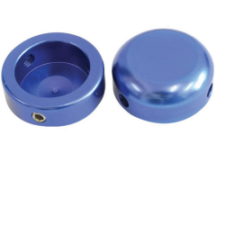 Savage Bar End Caps Blue