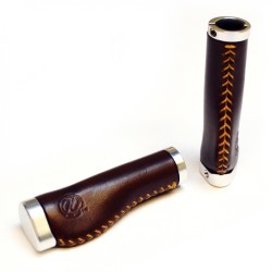 PDW Whiskey™ Grips Dark Brown Leather