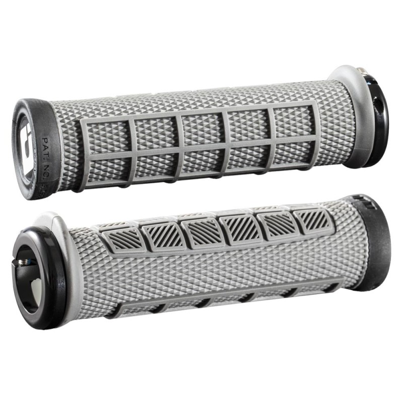 ODI Elite Pro Lock-On Grips Grey/Black 130mm