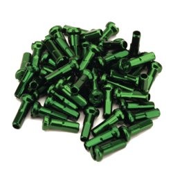 Aluminum Spoke Nipples 16mm Green Pack Of 80