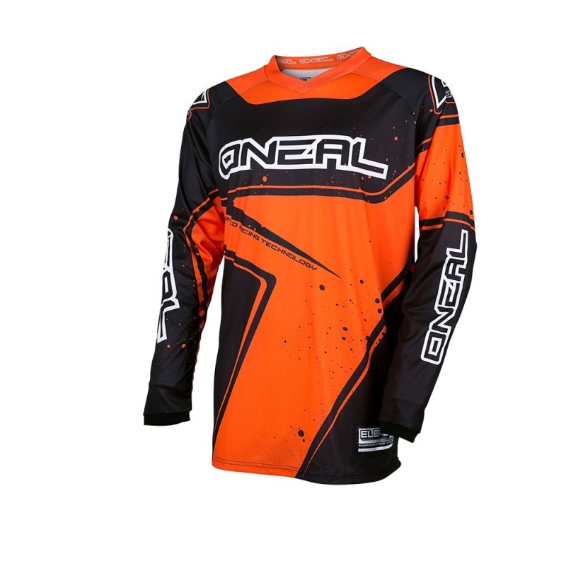 O Neal Element Racewear Black Orange Youth Jersey