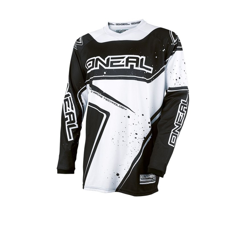 O'Neal Element Racewear Black/White Youth Jersey