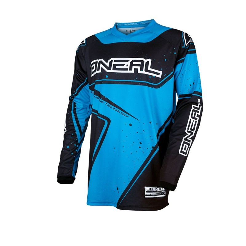 O'Neal Element Racewear Black/Blue Jersey